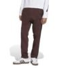 Adidas Essentials 3-Stripes Open Hem Fleece Pants JX0713 vyriškos rudos sportinės kelnės su juodomis juostelėmis