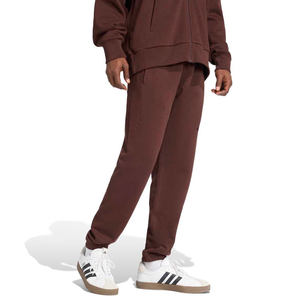 Adidas Kelnės Vyrams Rudos Regular Tapered FL Pants JX5098 - Image 3