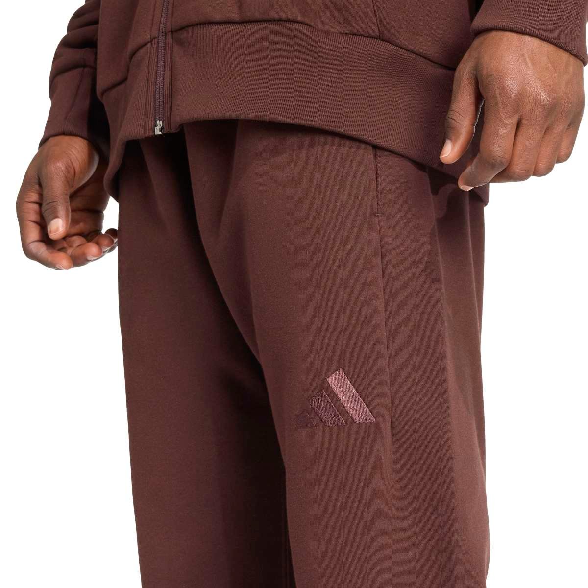 Adidas Kelnės Vyrams Rudos Regular Tapered FL Pants JX5098 - Image 5