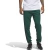 Adidas vyriškos sportinės kelnės Essentials 3-Stripes TC Fleece Pants JD1860 – žalios šiltos fleece kelnės su juodomis juostelėmis.