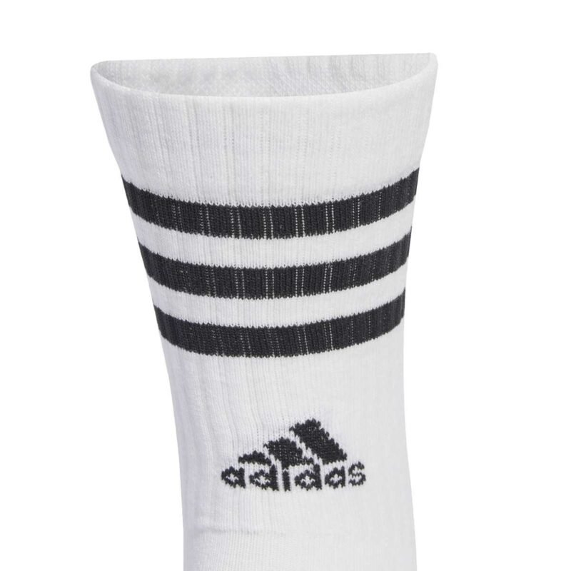 Adidas Kojinės Baltos Unisex 3s Csh Crew Socks 3-Pairs JW2765 - Image 2