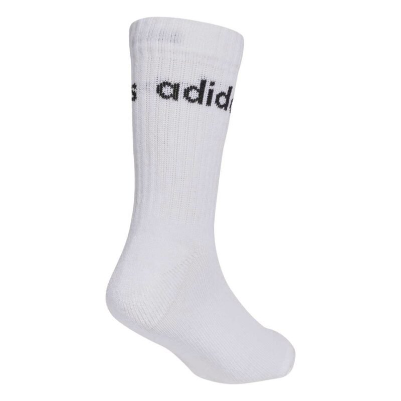 Adidas Kojinės Baltos Ilgos Vaikams Crew Socks 3pp JX6595 - Image 2