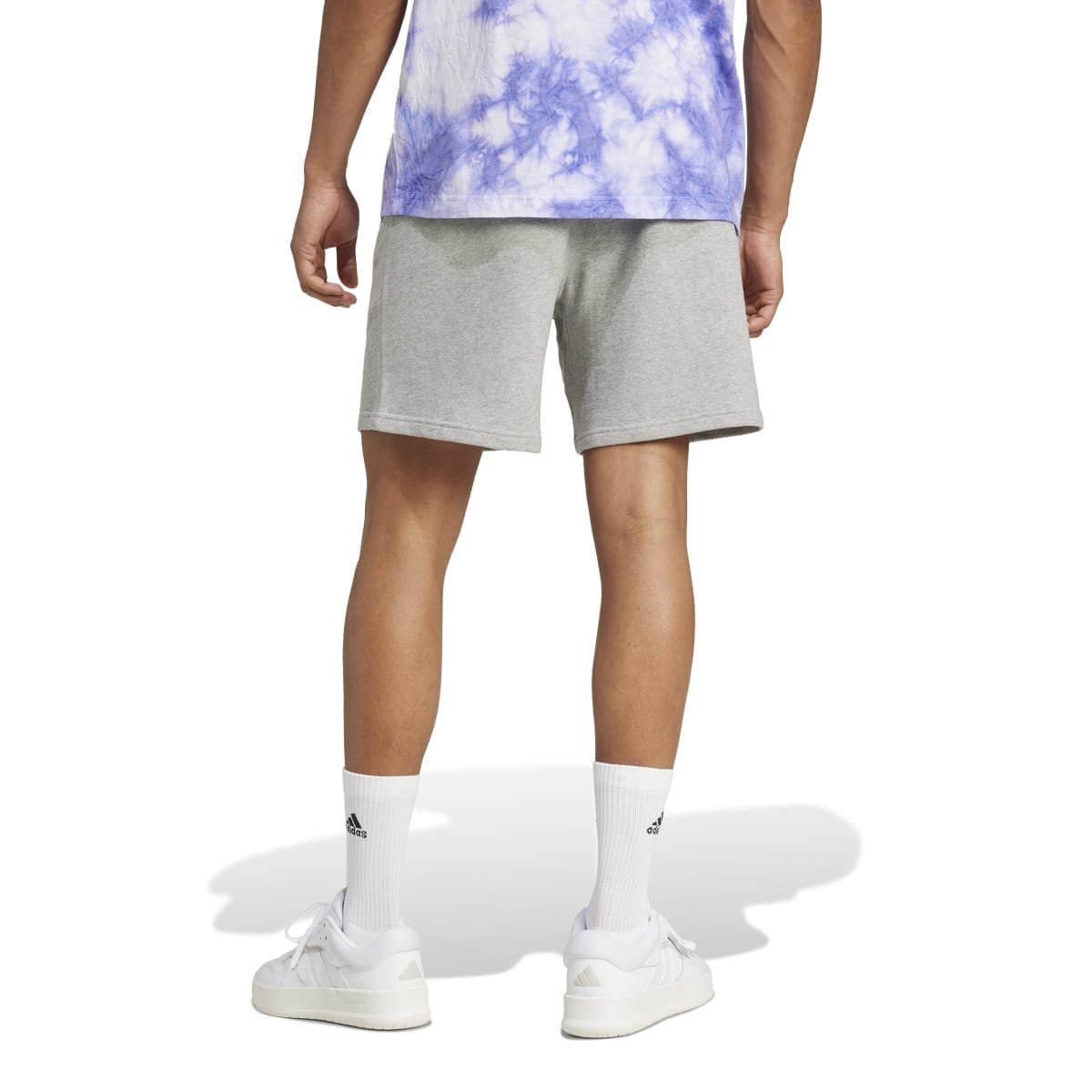 Adidas ALL SZN FT IY4152 | Pilki Vyriški Medvilniniai Šortai - Image 2
