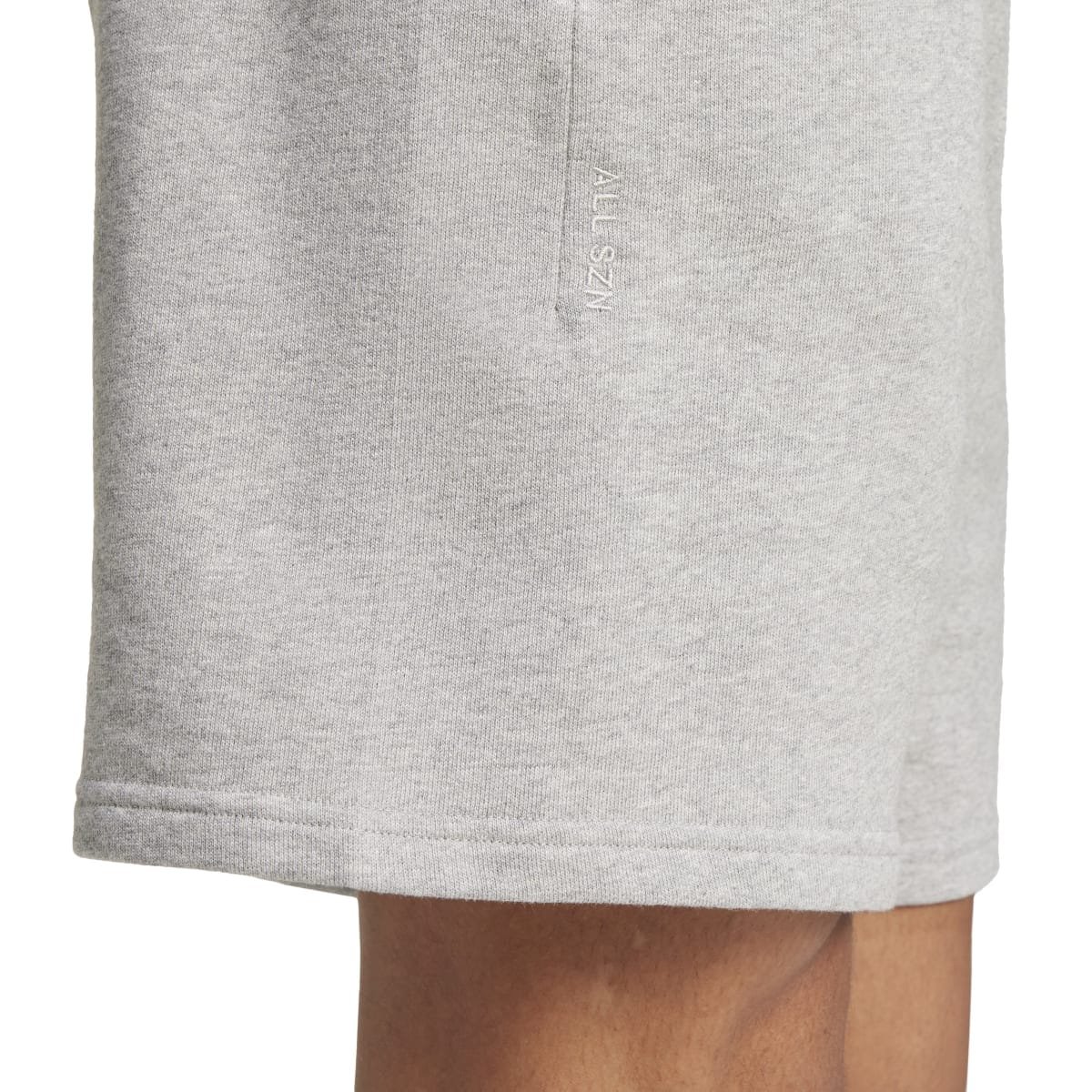 Adidas ALL SZN FT IY4152 | Pilki Vyriški Medvilniniai Šortai - Image 6