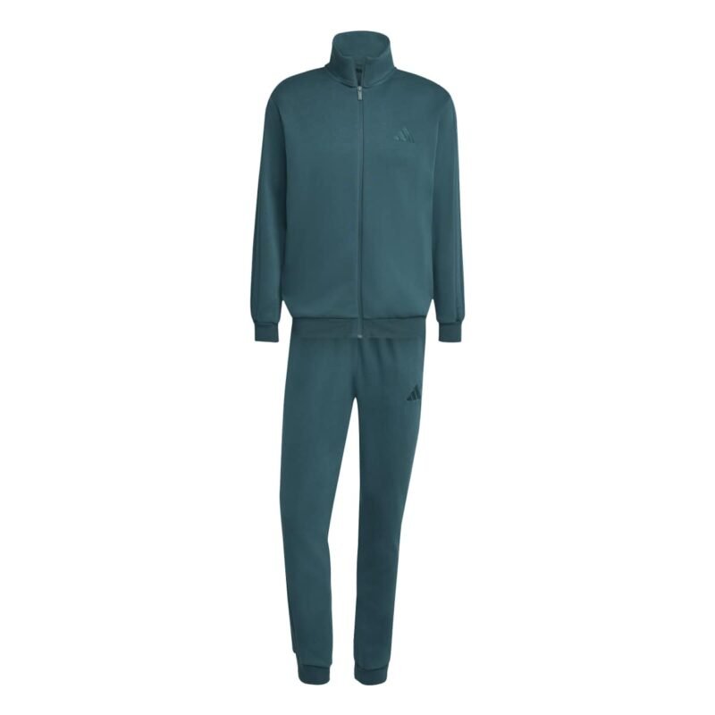 Adidas Sportinis Kostiumas Vyrams Žalias 3s Tracksuit FL JX5546 - Image 6