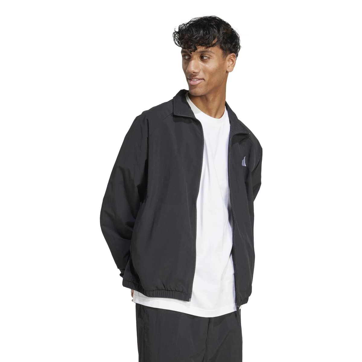 Adidas Essential Small Logo Windbreaker JM1772 – Juoda Vėstriukė Vyrams - Image 3