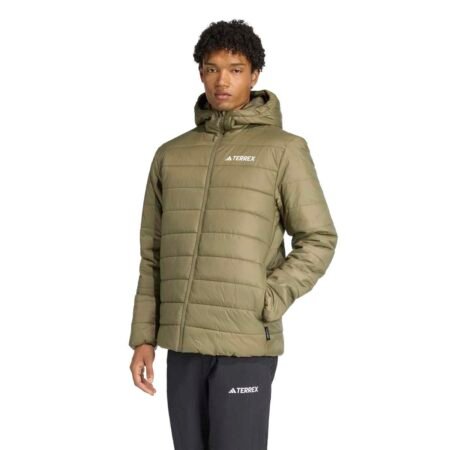 Adidas vyriška žalia striukė Terrex Multi Essentials CLIMAWARM KB2186 su gobtuvu