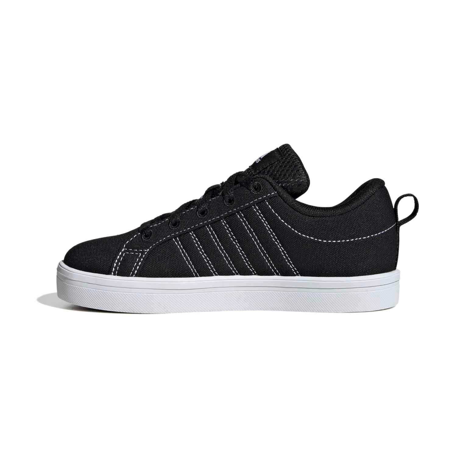 Adidas VS Pace 2.0 K JR5598 – Juodi Tekstiliniai Vaikiški Kedai - Image 3