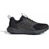 Juodi vyriški Adidas Terrex Tracefinder 2 CLIMAPROOF JI0274 turistiniai batai su Traxion padu ir neperšlampama membrana.