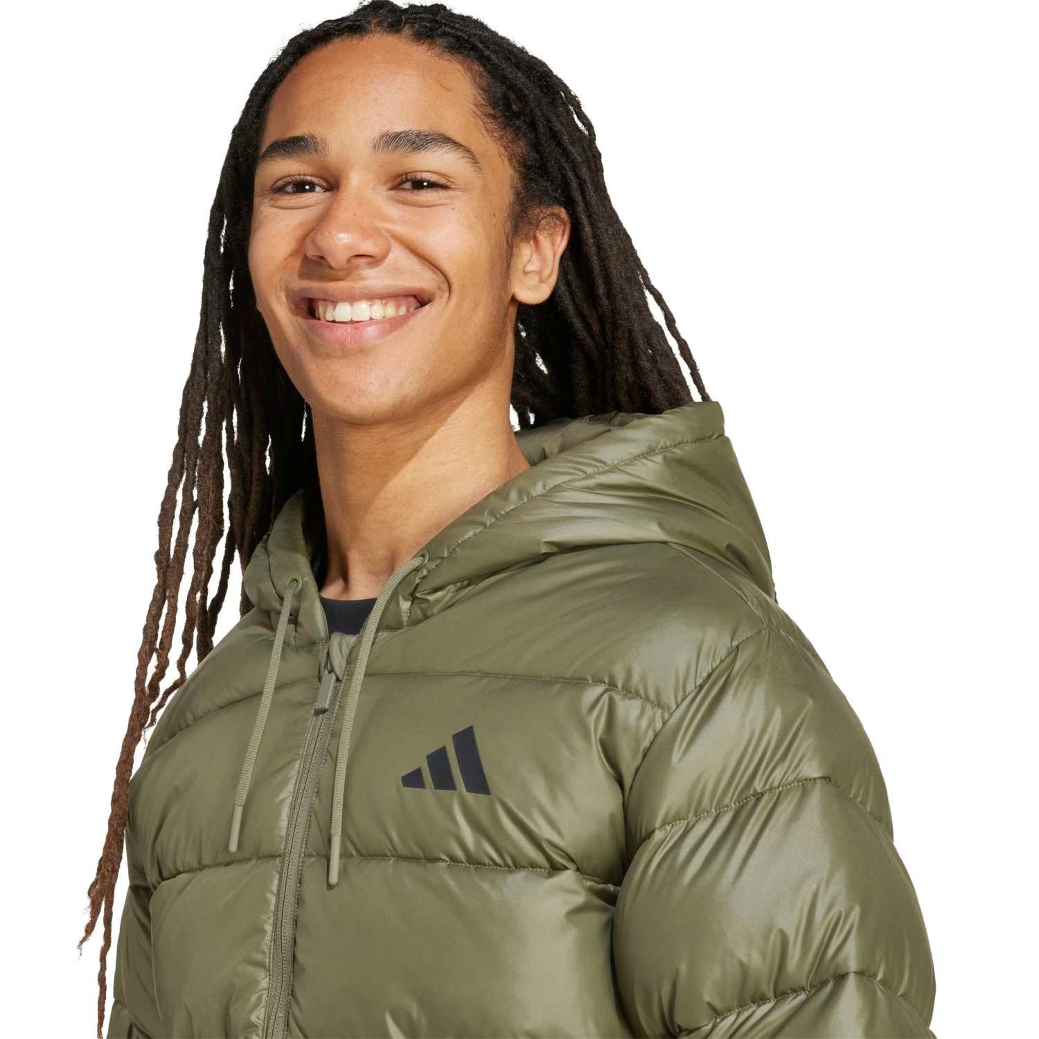 Adidas Striukė Vyrams ClimaWarm Hooded Jacket JW2979 Žalia - Image 4