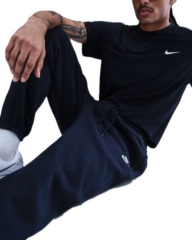 Nike Kelnės Vyrams Medvilninės Mėlynos FL Pants FN3808-451 - Image 5