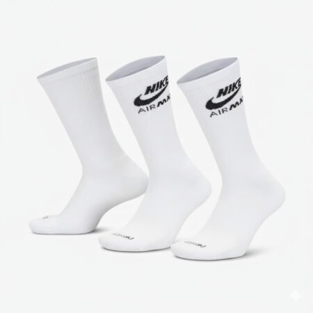 Nike ilgos baltos kojinės Everyday Plus Cushioned Crew Socks HF6580-100 trijų porų komplektas