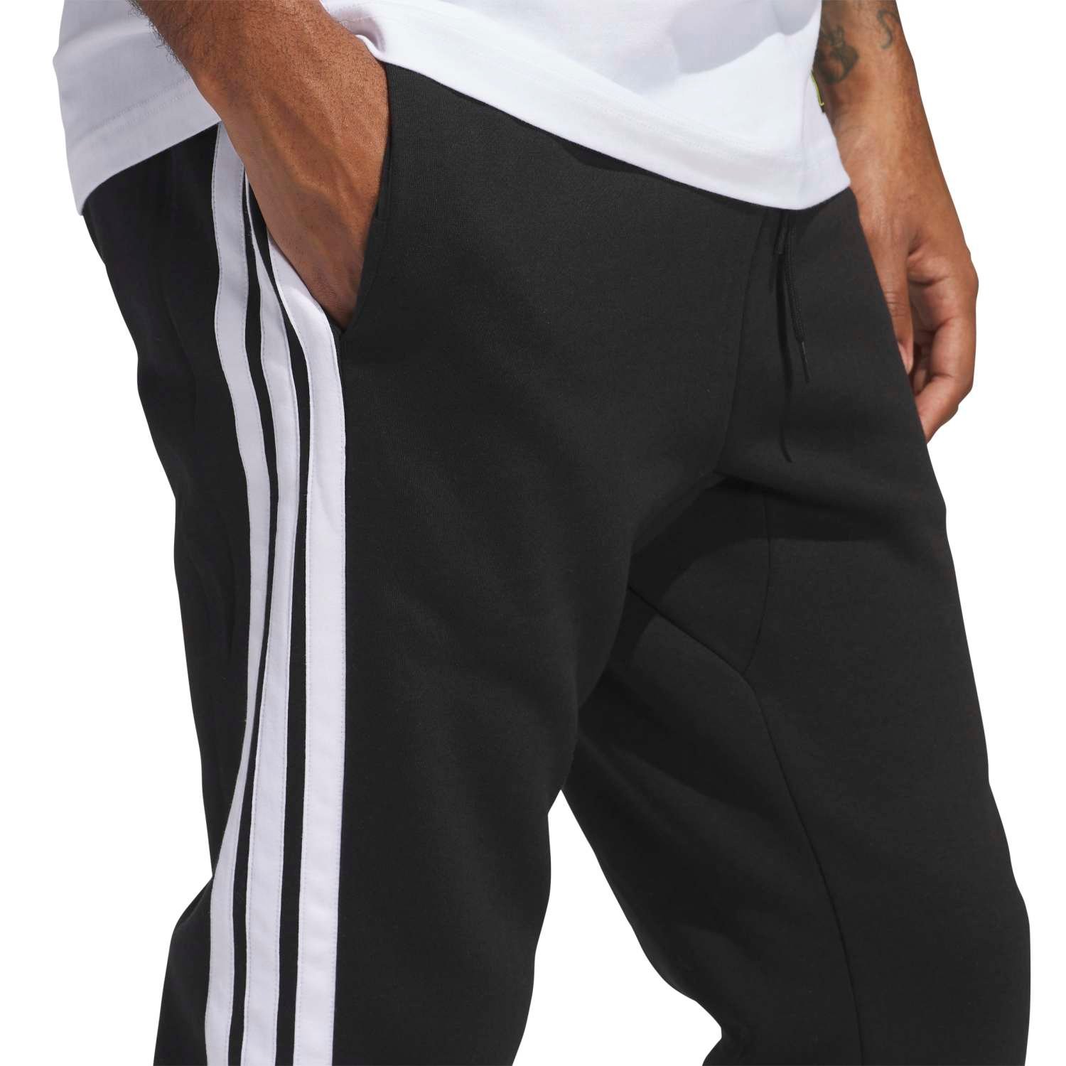 Adidas Vyriškos Kelnės Essentials 3-Stripes TC Fleece Pants JD1861 | Šiltos Sportinės Kelnės Vyrams - Image 5