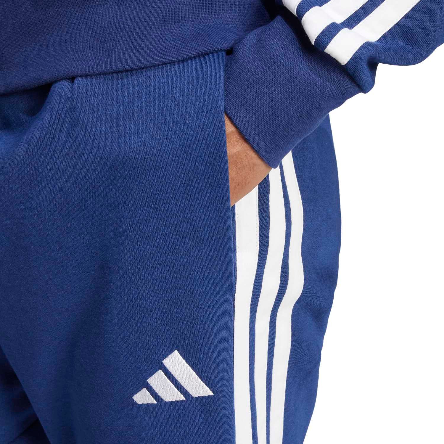 Adidas Vyriškos Kelnės Mėlynos Essentials 3-S TC Fleece Pants JD1859 - Image 5