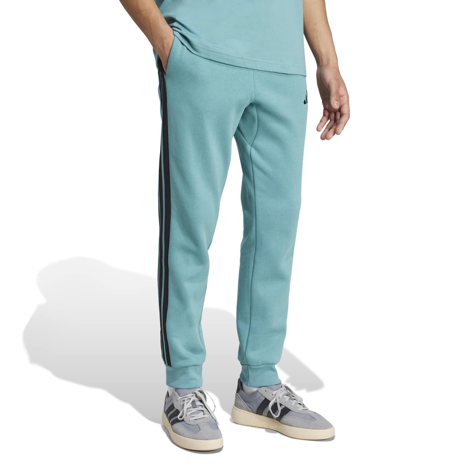 Adidas Vyriškos Kelnės Essentials 3-Stripes TC Fleece Pants JX0711 | Šiltos Sportinės Kelnės Vyrams - Image 3