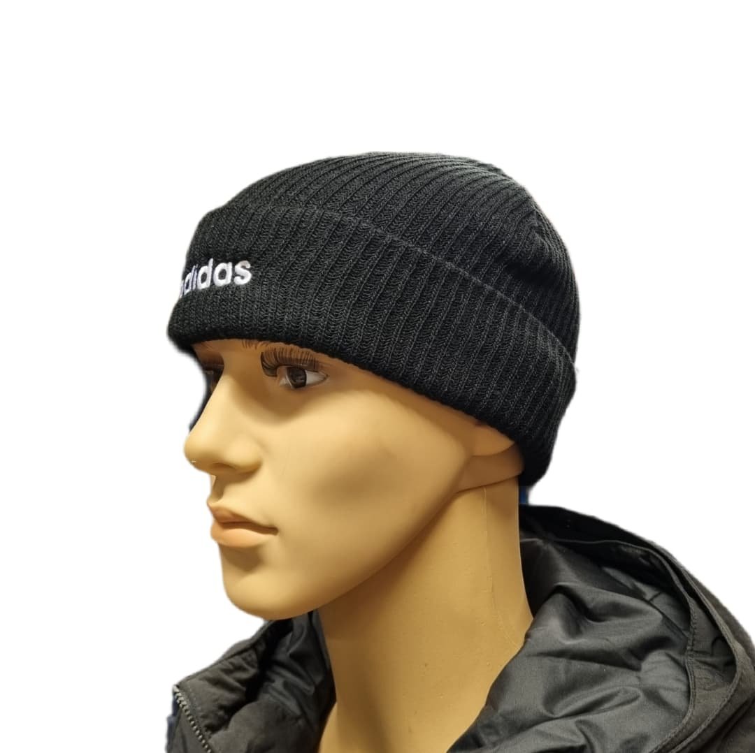 Adidas Classic Cuffed Beanie IY5261 juoda unisex žieminė kepurė