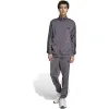 Pilkas vyriškas sportinis kostiumas treningai Adidas Sportswear Basic 3-Stripes JI8856.