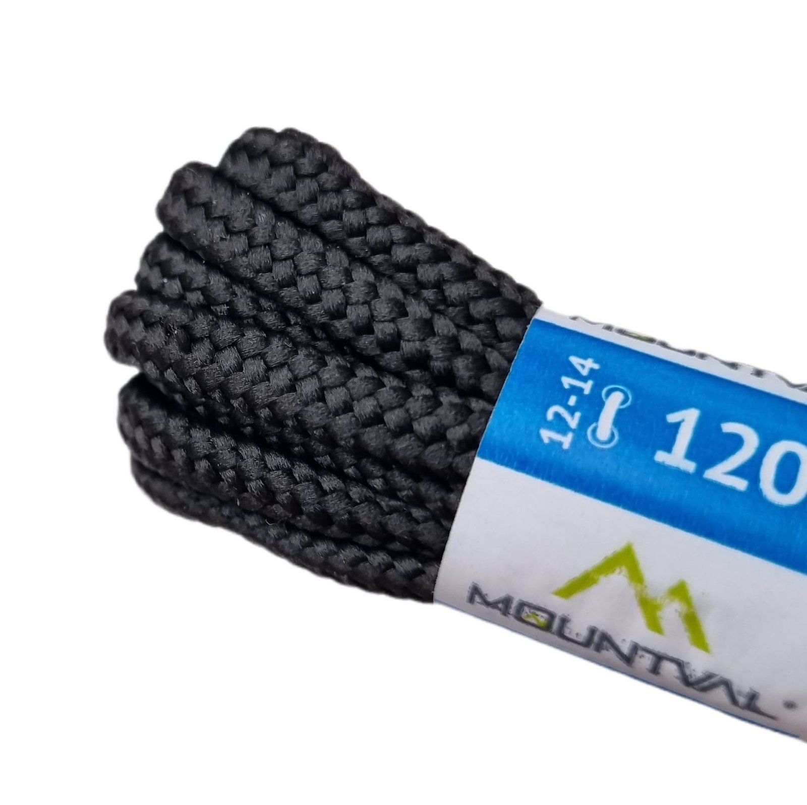 Batų Raišteliai Kaps 120cm Apvalūs Juodos Spalvos 920490 - Image 3