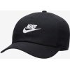 Juoda vaikiška kepurė su snapeliu Nike Heritage86 FB5063-010, 100% medvilnė, su UV 50+ apsauga, reguliuojamas dydis.