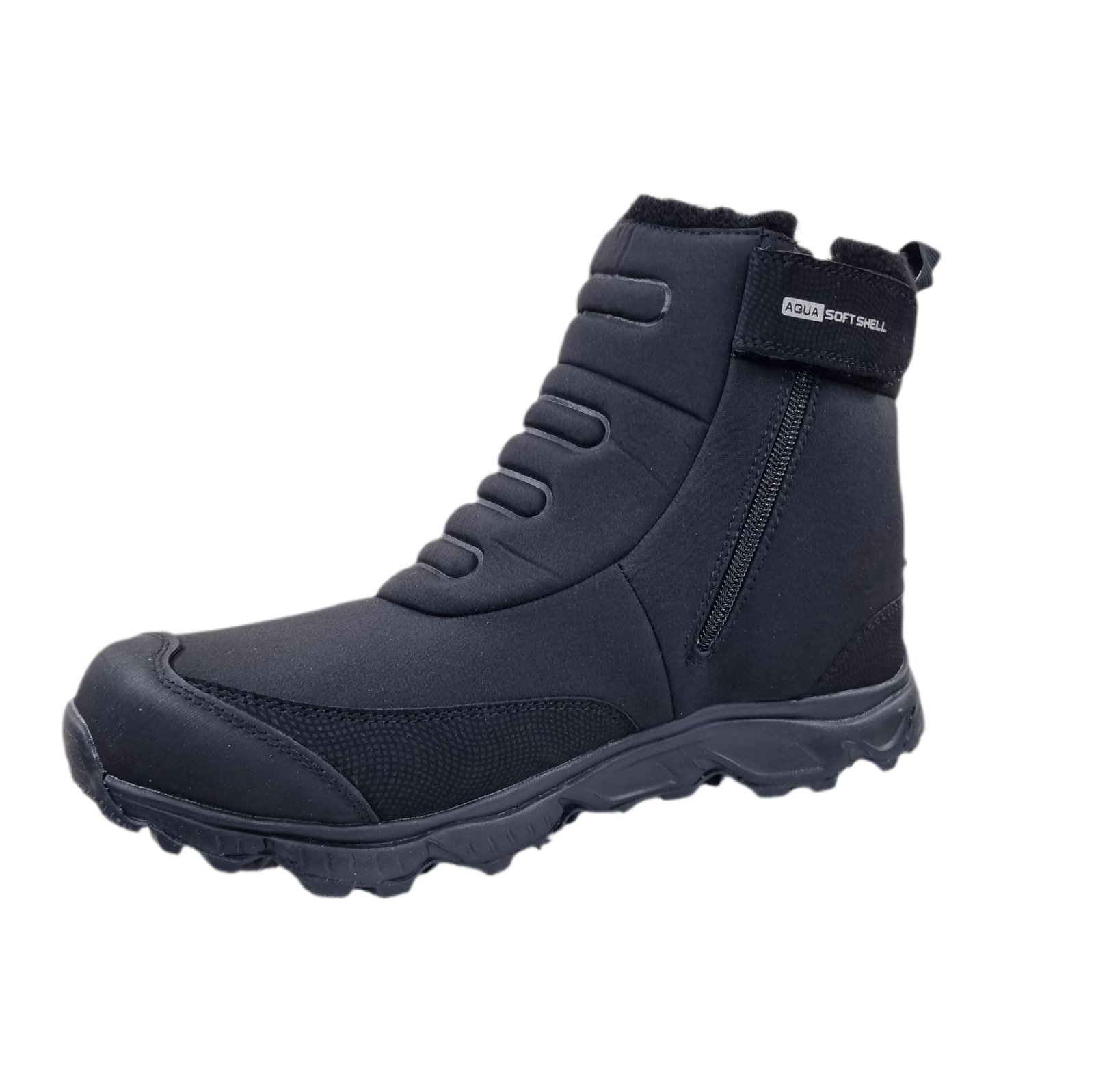 Sniego Batai Vyrams Žieminiai Šilti Termo DK 15080 Juodi - Image 8