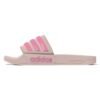 Rožinės moteriškos Adidas Adilette Shower KJ0156 šlepetės su Velcro lipuku baseinui.