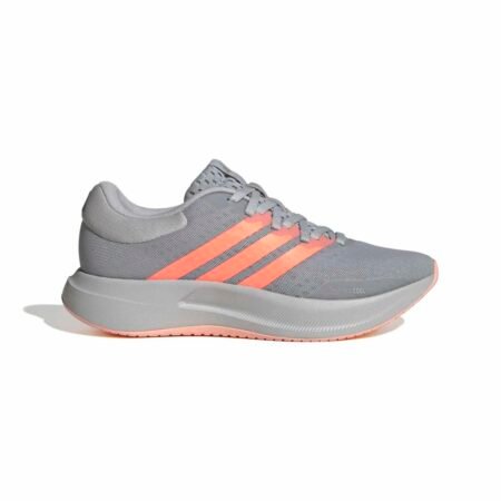 Adidas Treadmove W JQ9777 pilki moteriski begimo batai oranzines juosteles