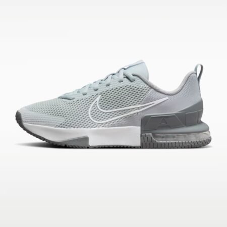 Pilki vyriški Nike Air Max Alpha Trainer 6 FQ1833-002 treniruočių batai su baltu padu.