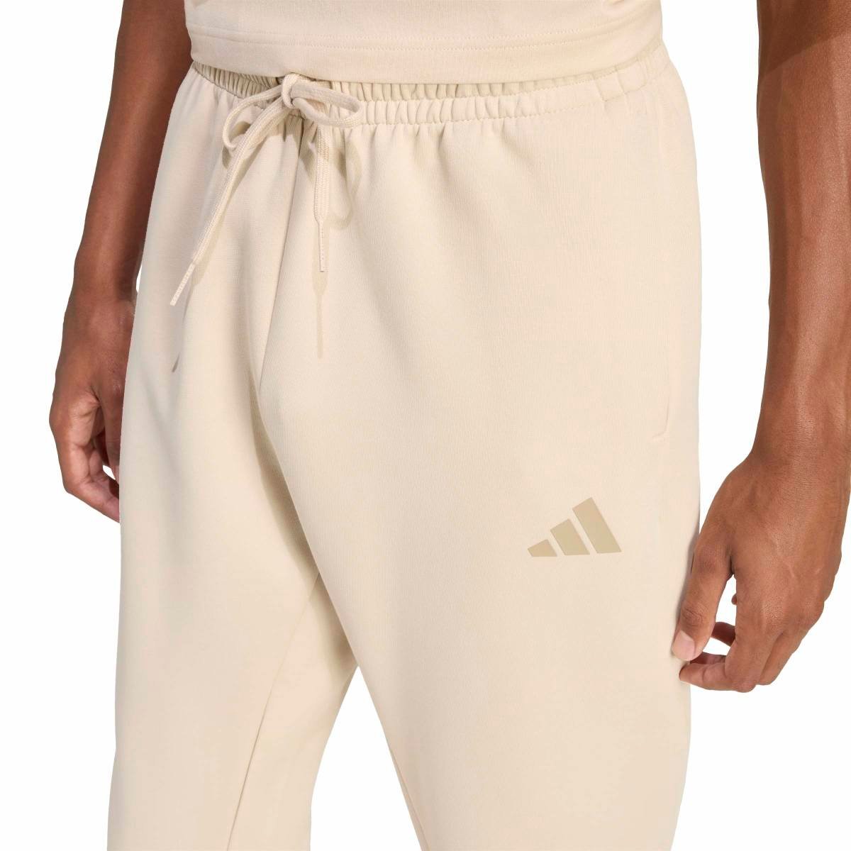 Adidas Future Icons Small Logo Pants KD7641 – Kreminės Vyriškos Kelnės - Image 5
