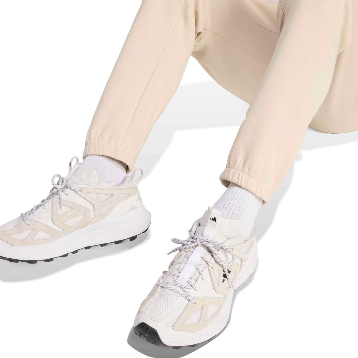 Adidas Future Icons Small Logo Pants KD7641 – Kreminės Vyriškos Kelnės - Image 4