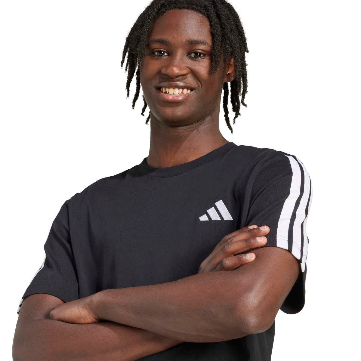 Adidas Marškinėliai Vyrams Medvilniniai 3-Juostos T-Shirts JV6783 - Image 4