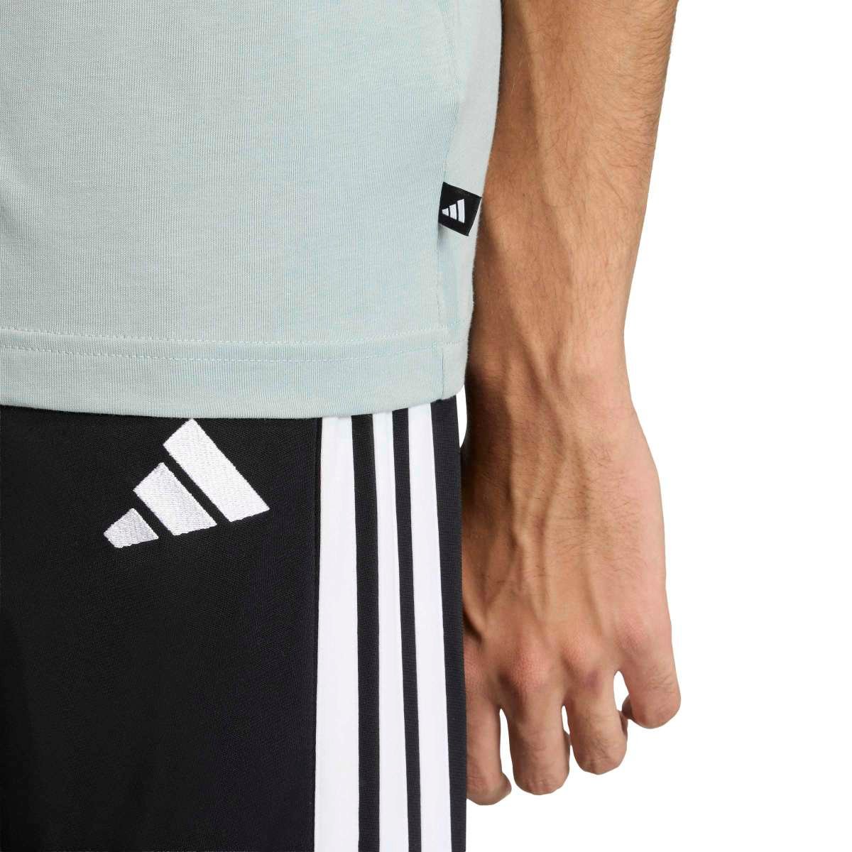 Adidas Marškinėliai Vyrams Medvilniniai Melsvi SJ T-Shirts KT4442 - Image 5