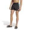 Juodi trumpi vyriški maudymosi šortai Adidas 3-Stripes Swim Shorts, modelio kodas JG1031.