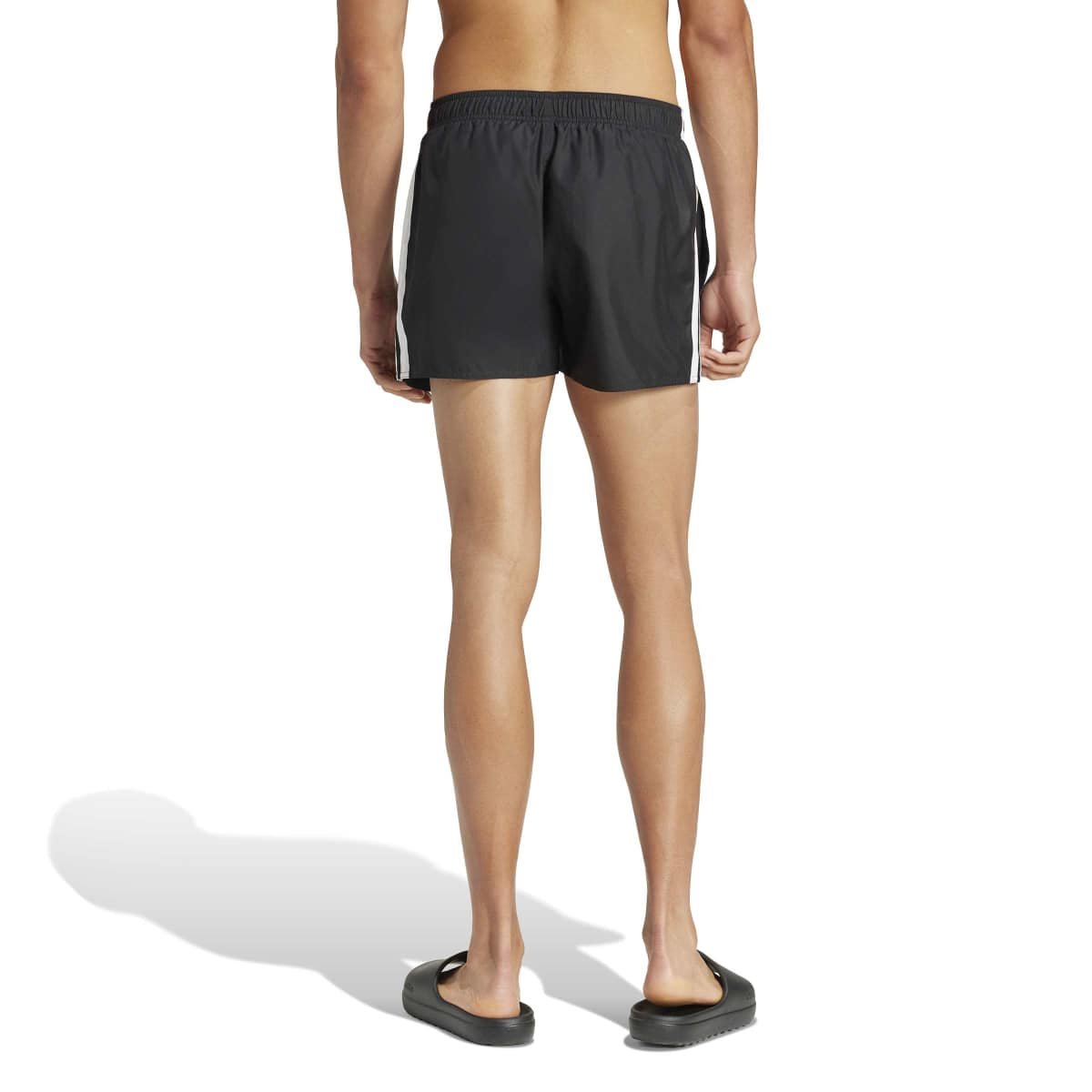 Adidas 3-Stripes Swim Shorts JG1031 | Juodi Vyriški Maudymosi Šortai - Image 2