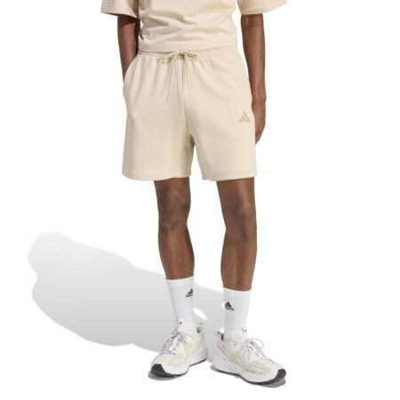 Smėlio spalvos vyriški laisvalaikio šortai Adidas Future Icons Small Logo, modelio kodas KD7659.