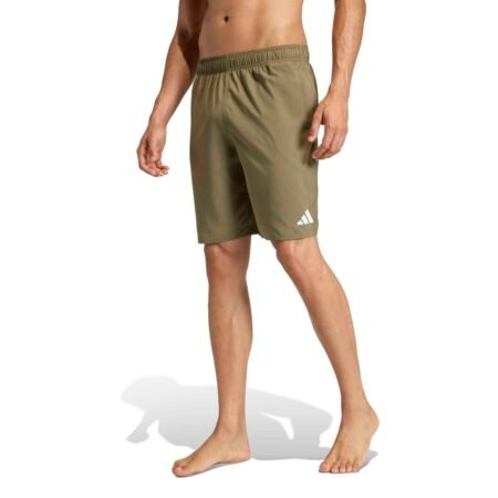Alyvuogių žalia spalvos vyriški maudymosi šortai Adidas Swim Shorts 8-Inch, modelis KA4913.