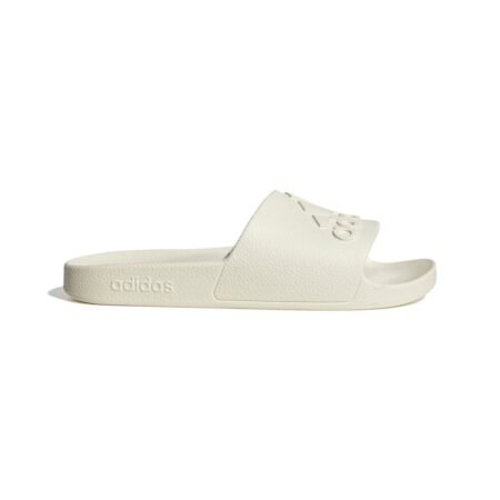 Kreminės moteriškos guminės šlepetės Adidas Adilette Aqua Slides, modelio kodas IF7370.
