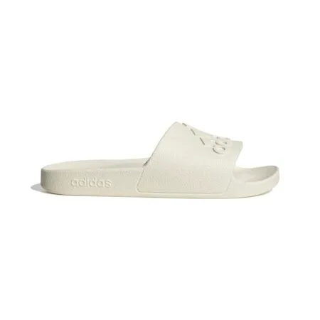 Kreminės moteriškos guminės šlepetės Adidas Adilette Aqua Slides, modelio kodas IF7370.