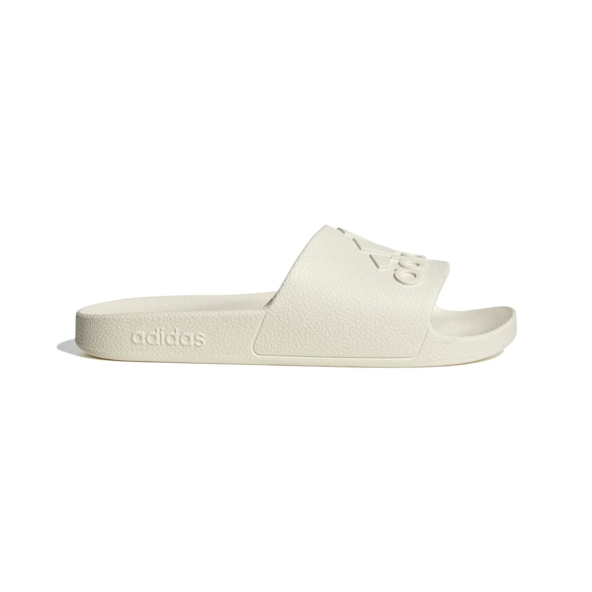 Kreminės moteriškos guminės šlepetės Adidas Adilette Aqua Slides, modelio kodas IF7370.