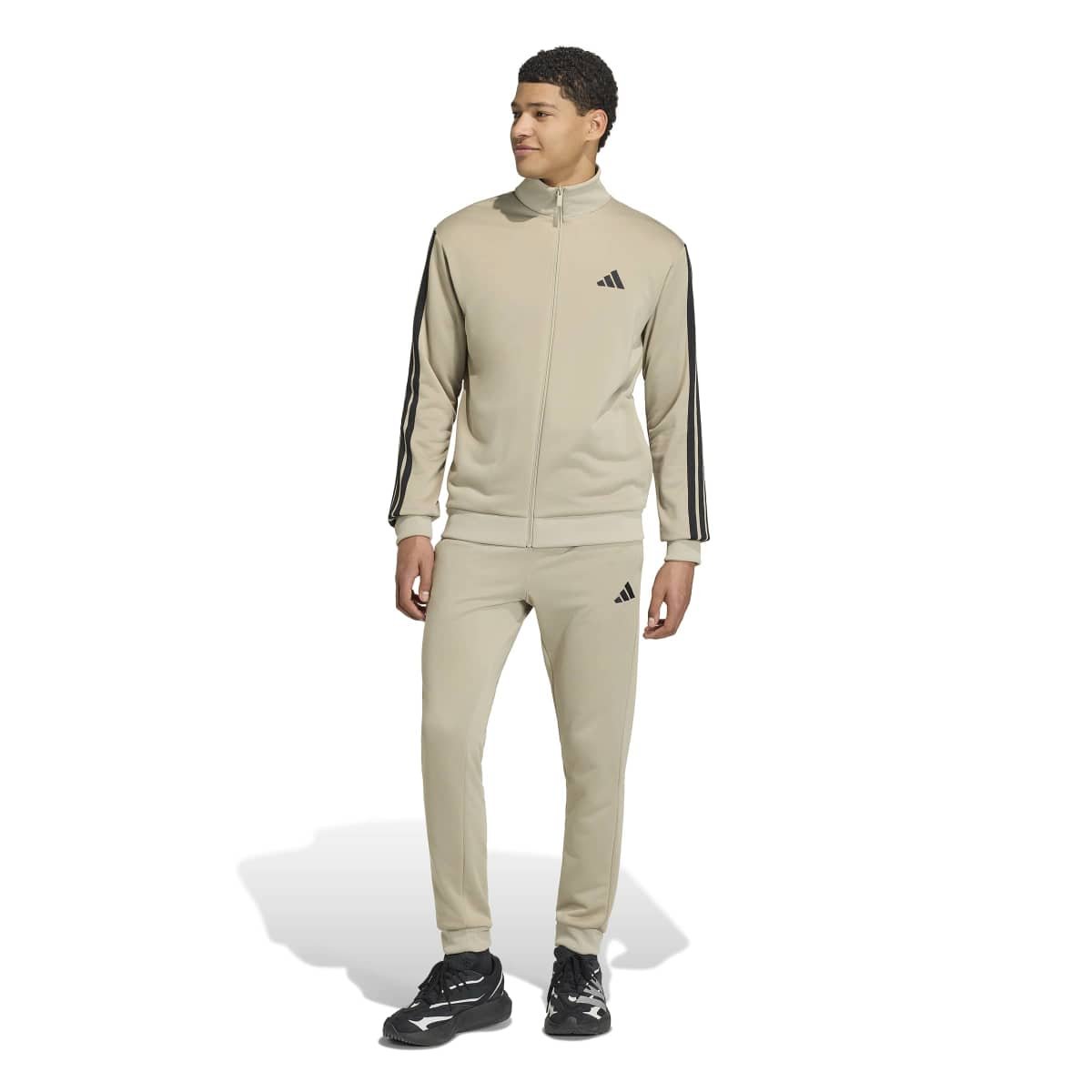 Adidas 3s FT Tracksuit KC1364 | Smėlio Spalvos Vyriškas Sportinis Kostiumas (Treningai) - Image 3