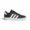 Juodi vaikiški sportbačiai kedai mokyklai Adidas Grand Court 2.0 K GW6503.