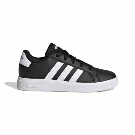 Juodi vaikiški sportbačiai kedai mokyklai Adidas Grand Court 2.0 K GW6503.