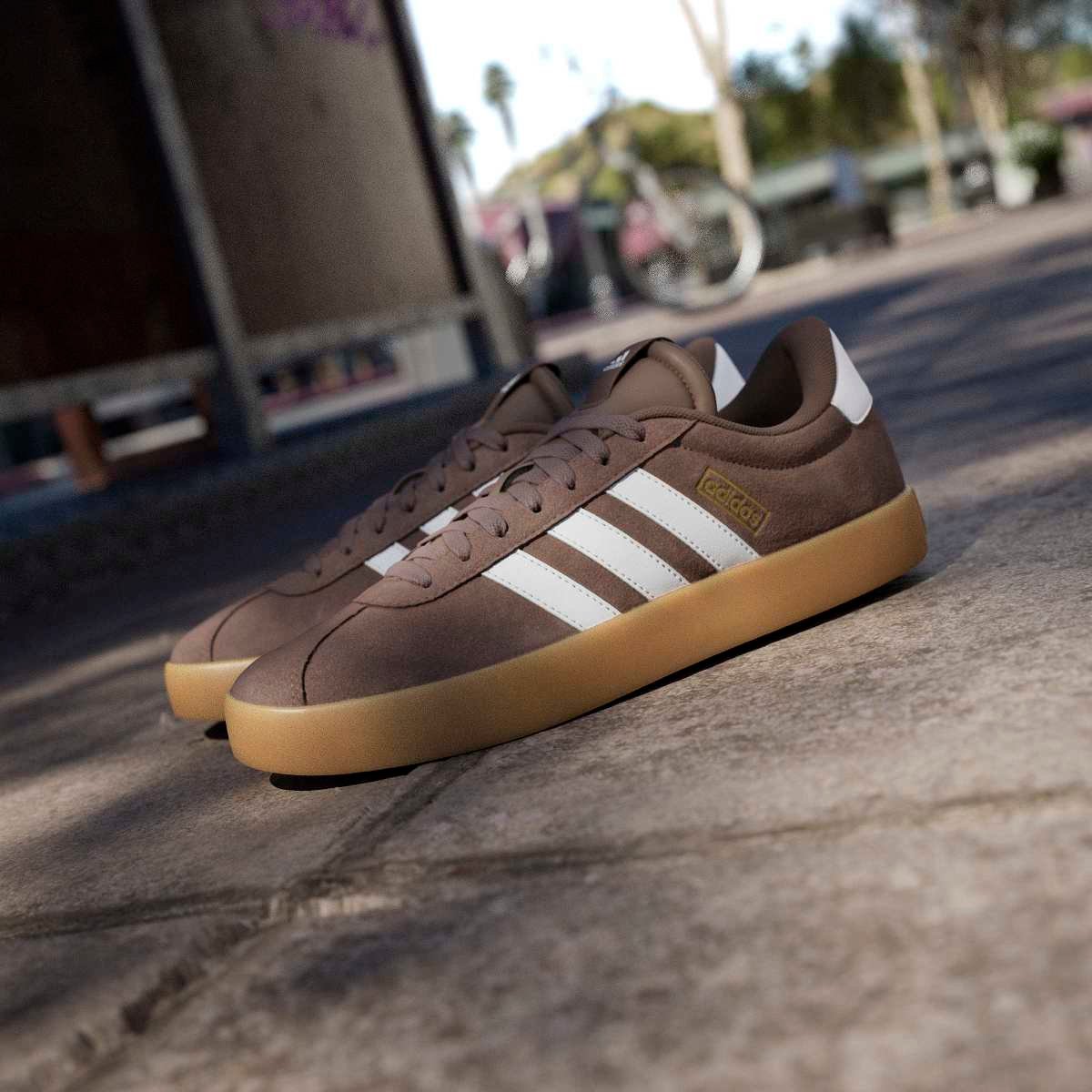 Adidas VL Court 3.0 JP7536 – Rudi Vyriški Zomšiniai Kedai - Image 9
