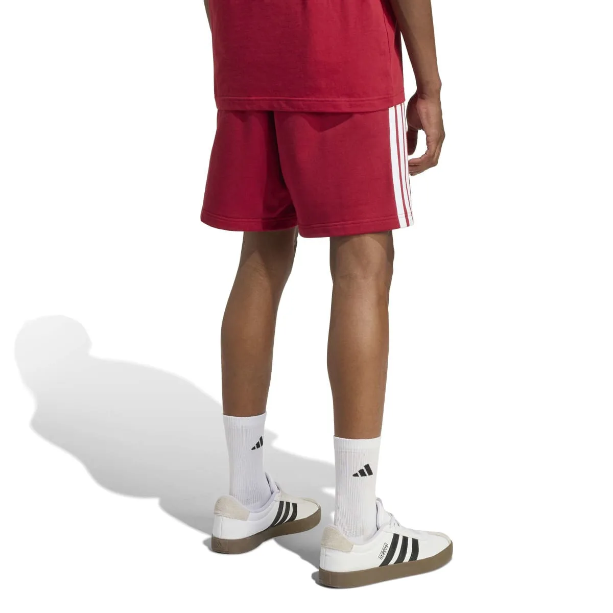 Adidas Essentials FT KR2700 | Raudoni Vyriški Šortai Medvilniniai - Image 2