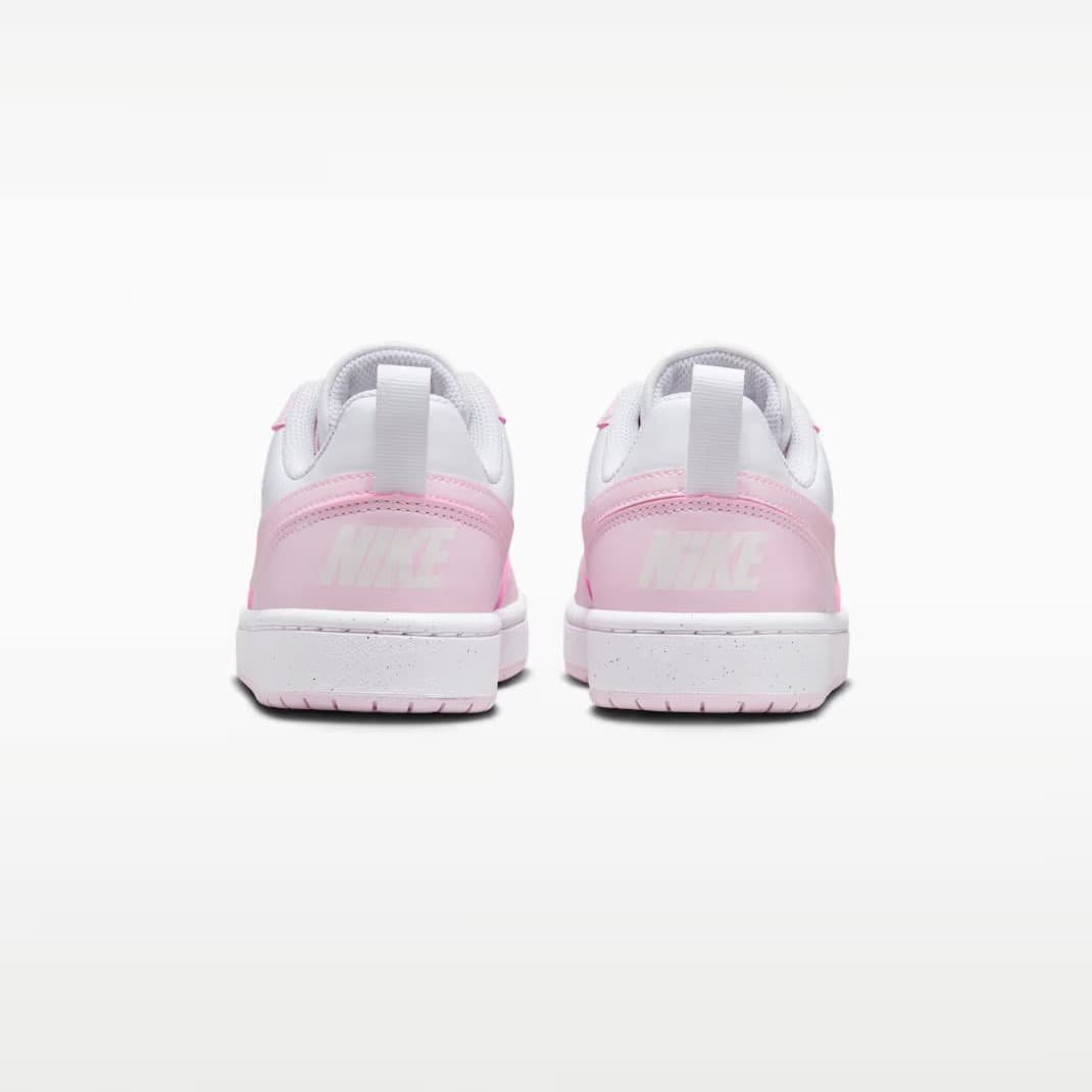 Nike Court Borough Low Recraft GS DV5456-105 – Balti / Rožiniai Kedai - Image 5
