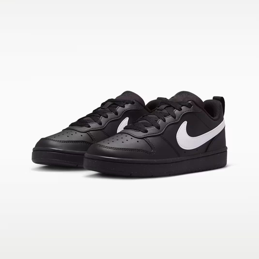 Nike Court Borough Low Recraft GS DV5456-013 – Juodi Vaikiški Kedai - Image 3