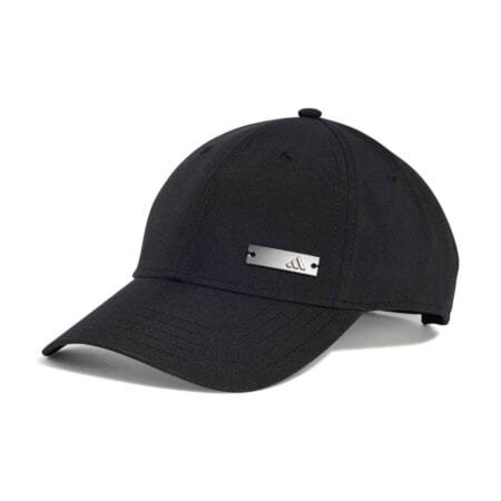 Juoda sportinė kepurė su snapeliu beisbolo kepuraitė Adidas Lightweight Metal Cap, modelio kodas JE5653.