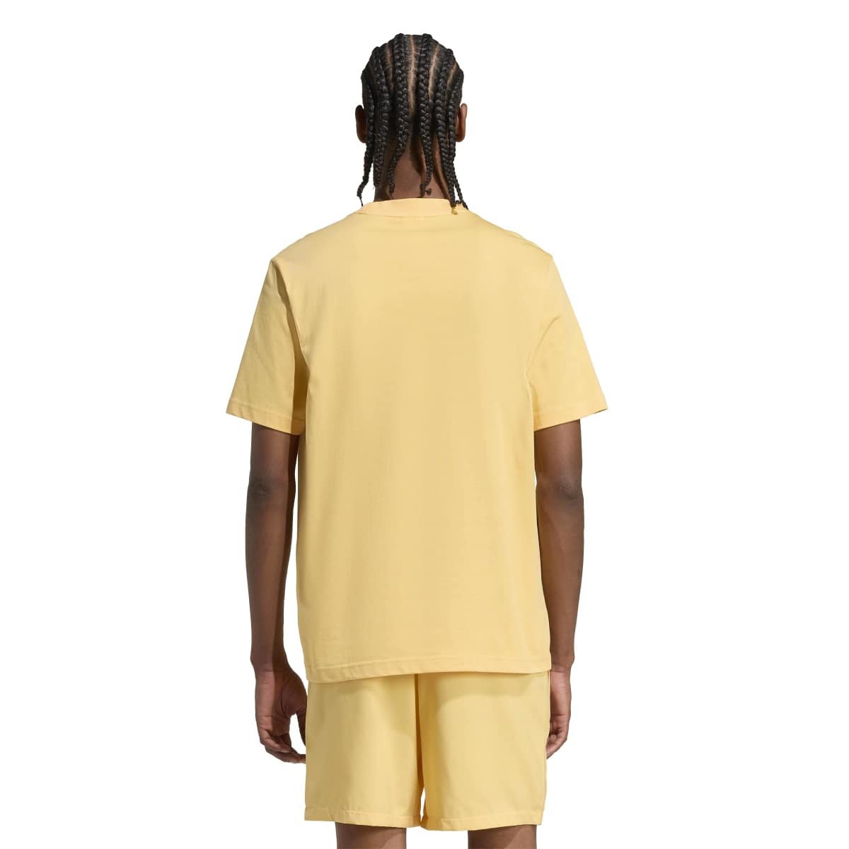 Adidas Essentials KT0561 | Geltoni Vyriški Medvilniniai Marškinėliai - Image 2