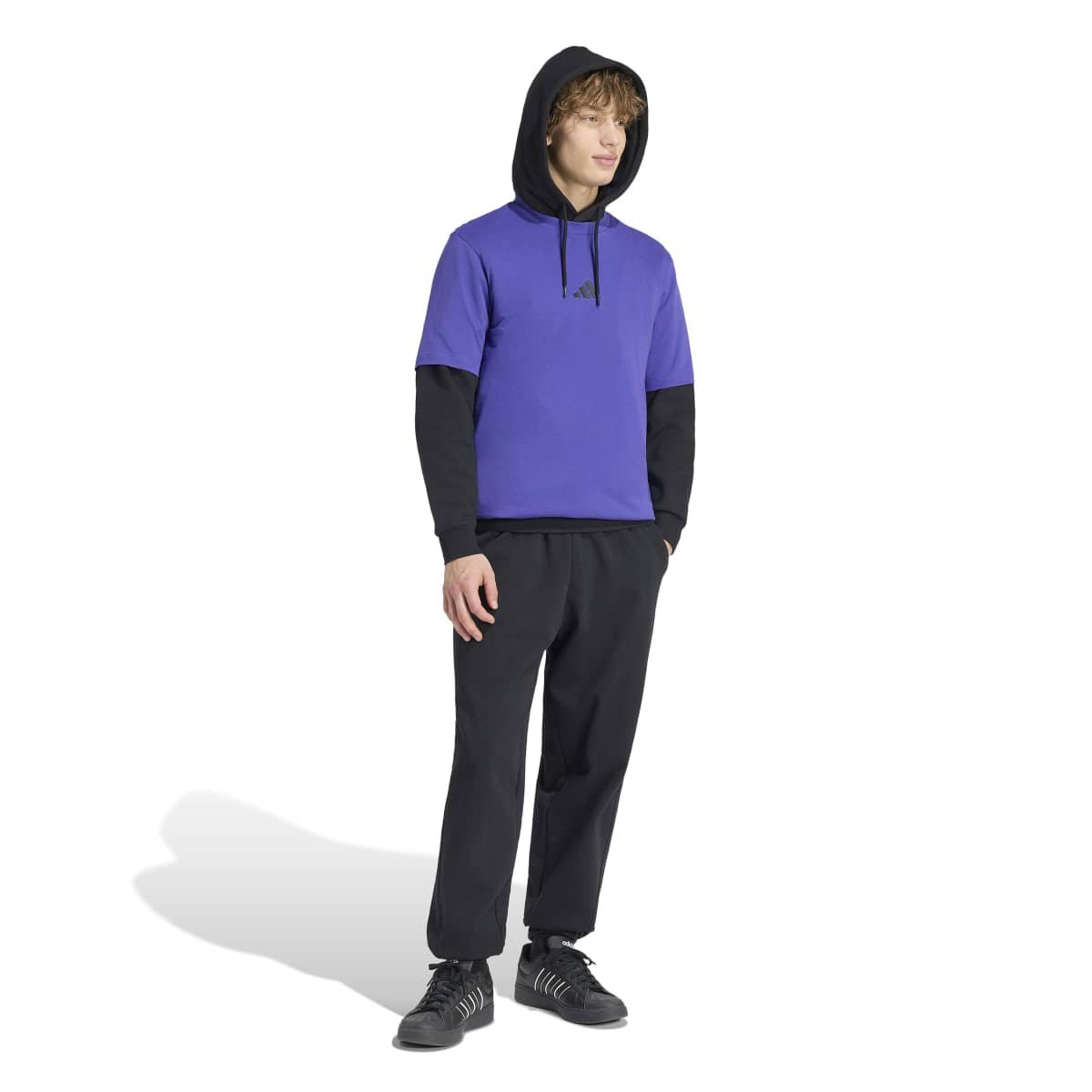 Adidas Pants FT KW2288 | Juodos Vyriškos Sportinės Kelnės (100% Medvilnė) - Image 3