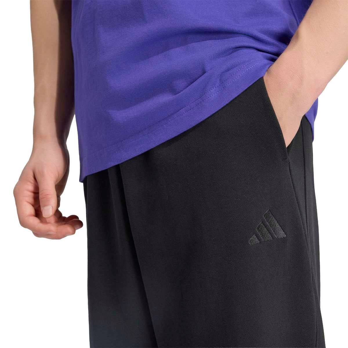 Adidas Pants FT KW2288 | Juodos Vyriškos Sportinės Kelnės (100% Medvilnė) - Image 5