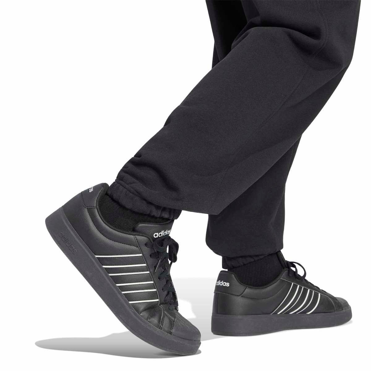 Adidas Pants FT KW2288 | Juodos Vyriškos Sportinės Kelnės (100% Medvilnė) - Image 4